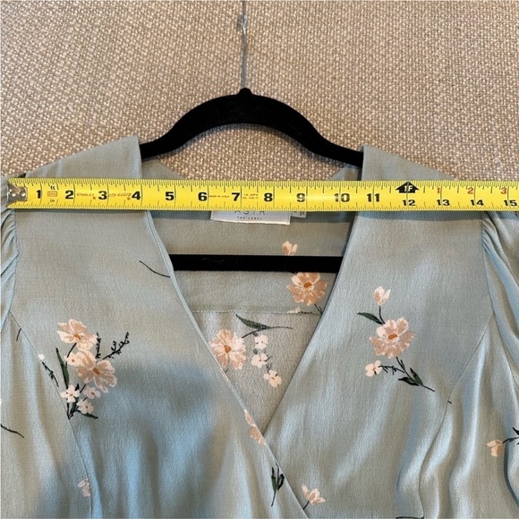 Astr Long Sleeve Blouse Women's Sage Multi Floral Side Button Blouse - Picture 9 of 16